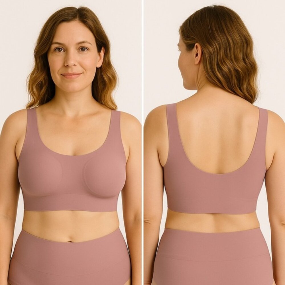 Knix LuxeLift Pullover Bra Mauve